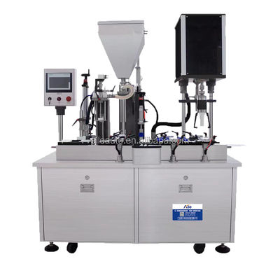 qualité  Work Efficiently Cosmetic Cream Filling Machine For Bottle Factory Pneumatic Driven usine