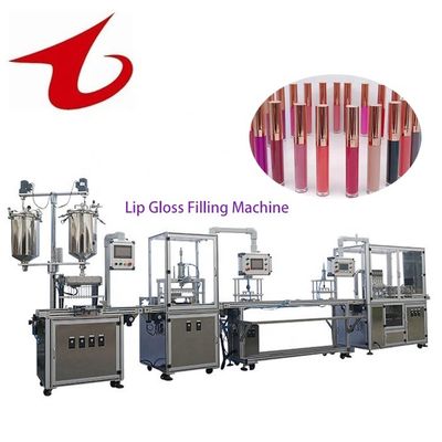 qualité  Small Volume 20L Cosmetic Cosmetic Tube Lip Gloss Viscous Liquid Filling Machine usine