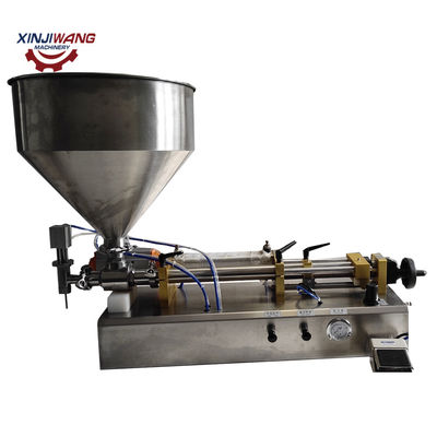 qualité  Semi Automatic Food Tomato Sauce Honey Vegetable Oil Essential Oil Filling Machine Filler With Good Price usine