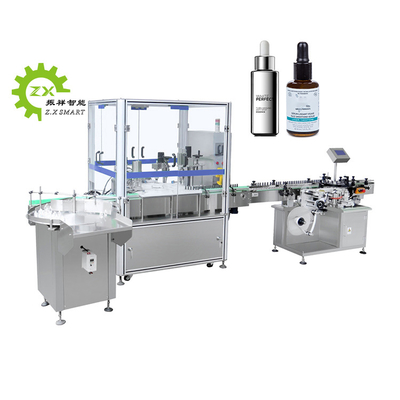 La ligne remplissante bouteille automatique de compte-gouttes de verre à bouteilles de teinture la machine à étiquettes de capsulage remplissante de vernis à ongles